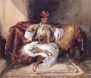 Seated Turk Smoking